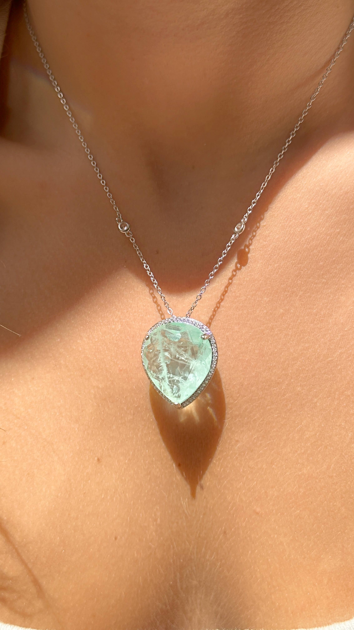 Colar Turmalina Verde